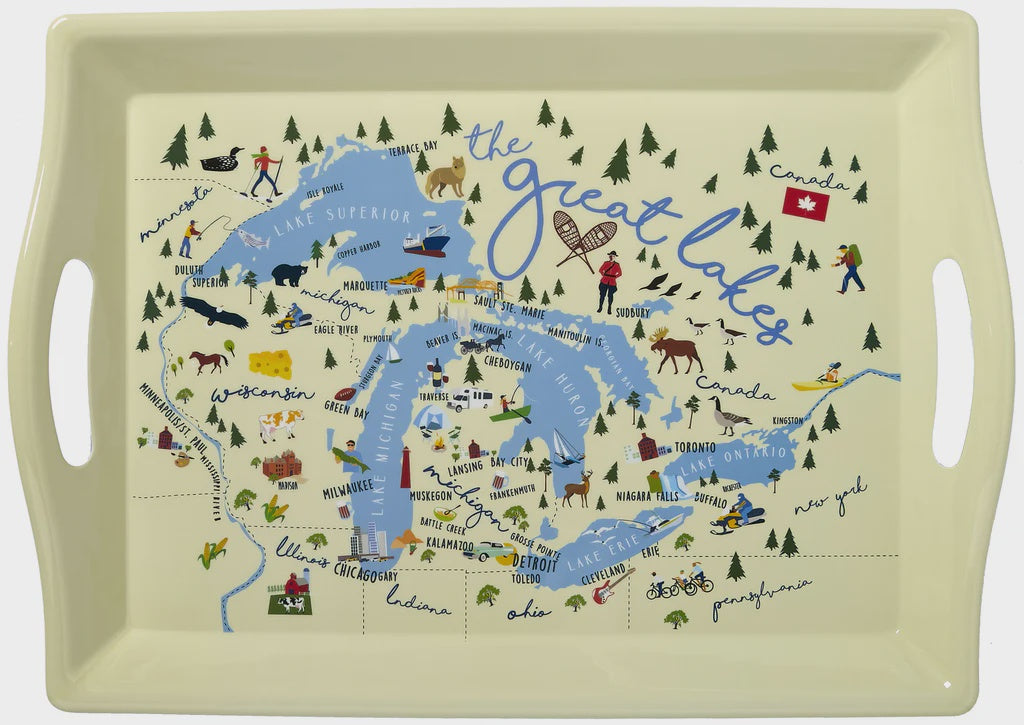 Great Lakes Tray With Handles