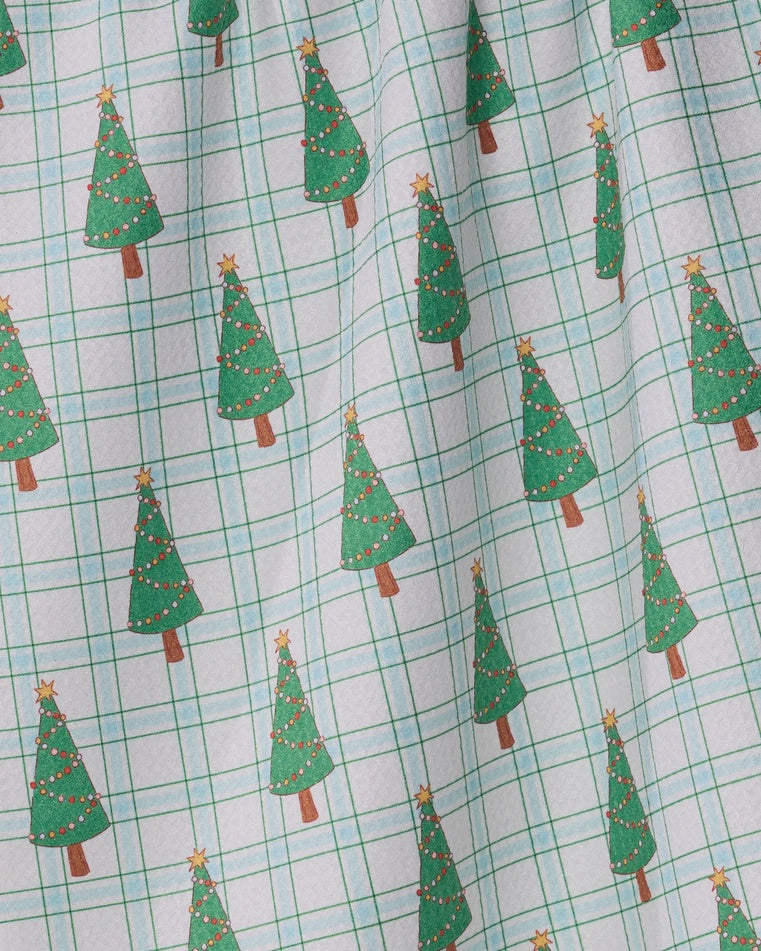 Geometry Dishtowel Jolly Plaid