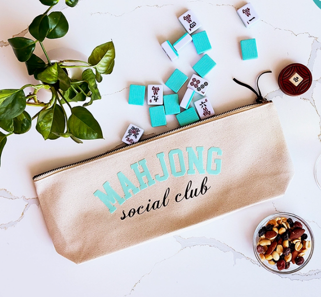 Mahjong Tile Bag Mahjong Social Club