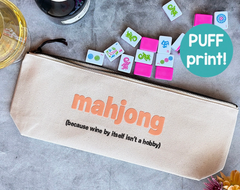 Mahjong Tile Bag Wine Itself