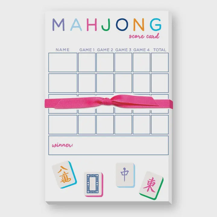 Notepad Scoring Mahjong