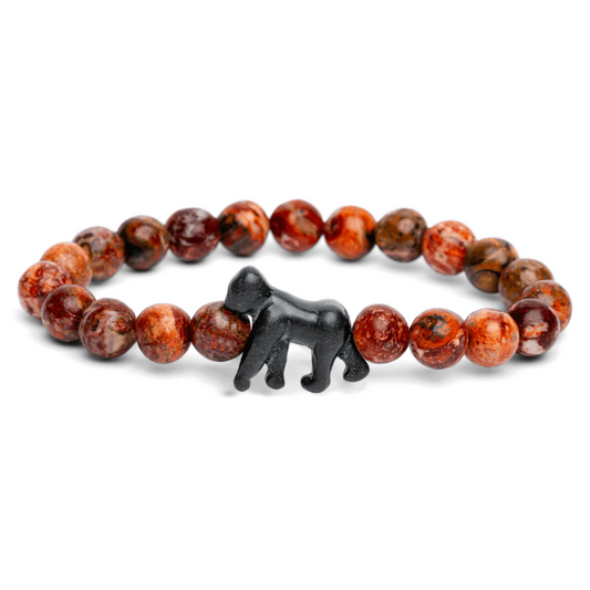 Fahlo Traverse Bracelet - Gorilla with Mountain Stone