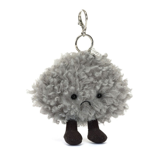 Jellycat Amuseables Bag Charm Storm Cloud