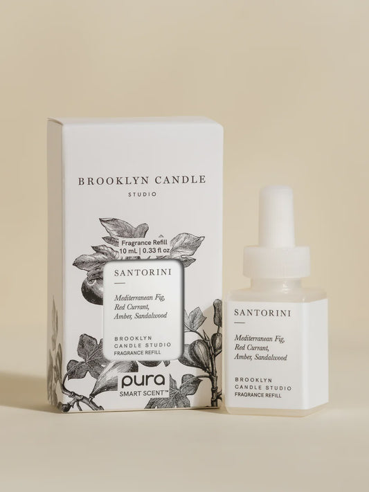 Pura Smart Vial Brookly Candle Studio Santorini