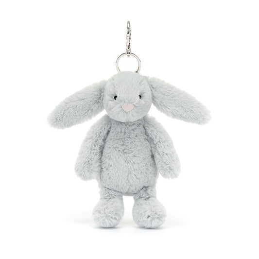 Jellycat Bag Charm Bashful Bunny Silver