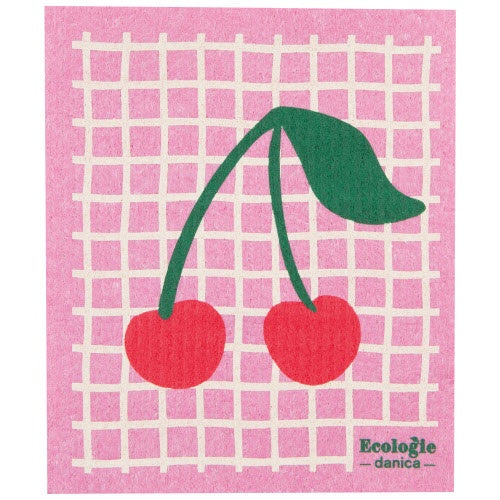 Swedish Dishcloth Very Cherry