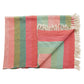 Throw Blanket Bright Stripe Multi Colors