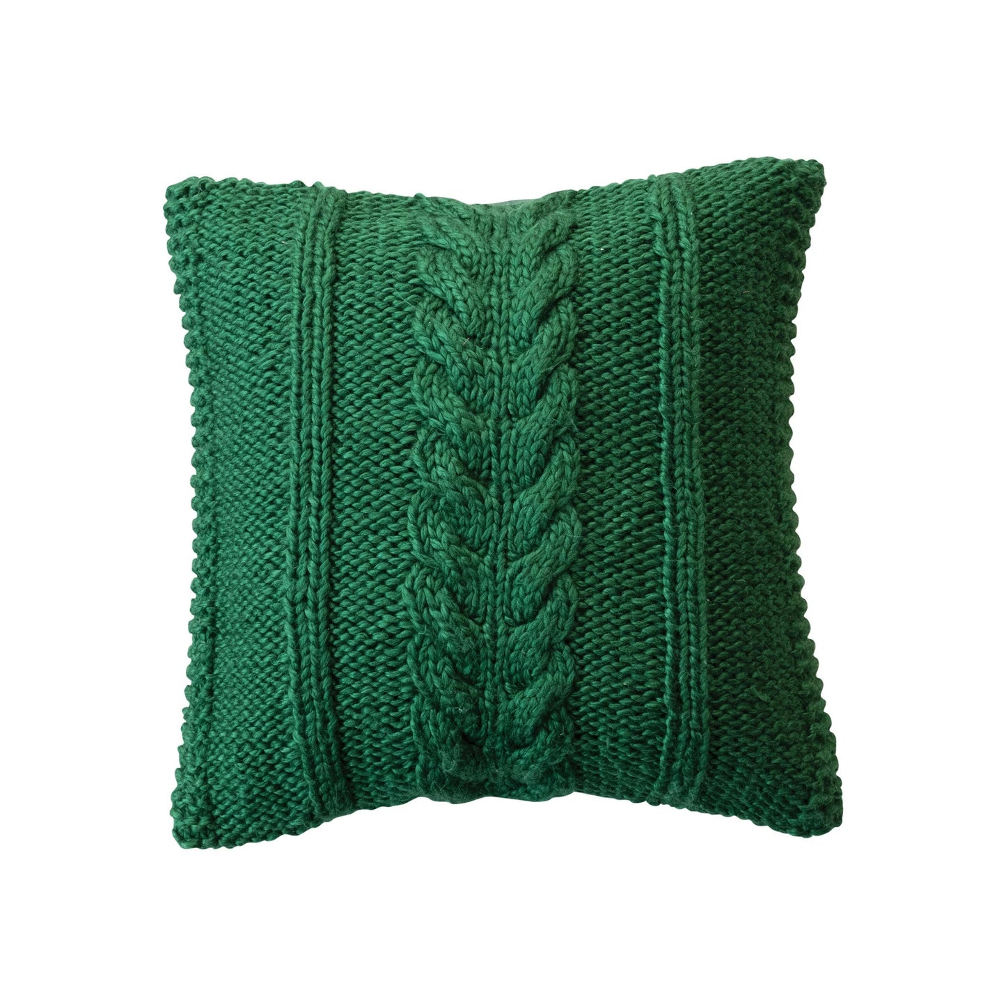 Knit Pillow - Green