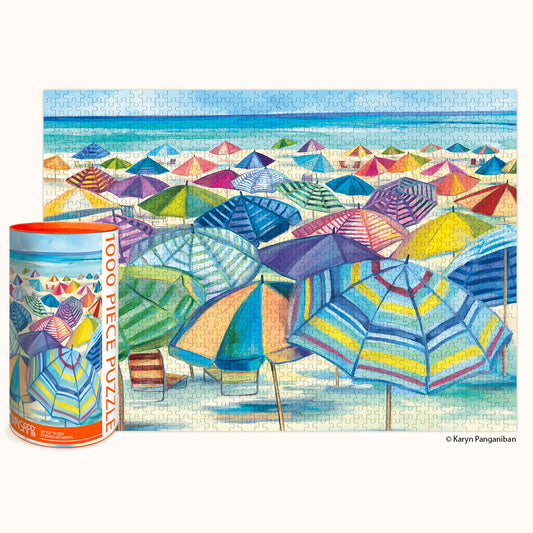 Umbrella Beach Jigsaw Puzzle - 1,000 Pieces