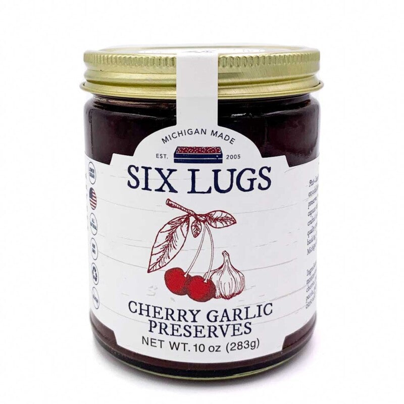 Six Lugs Cherry Garlic Preserves