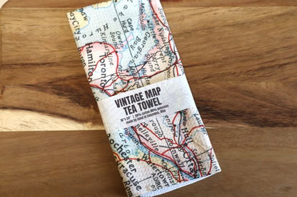 Great Lakes Vintage Map Towel, Pot Holder and Ornament