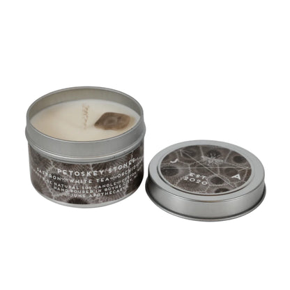 June Apothicarie Petoskey Stone Candles